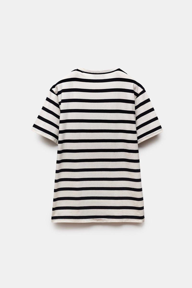 Bibas Striped T-shirt Black
