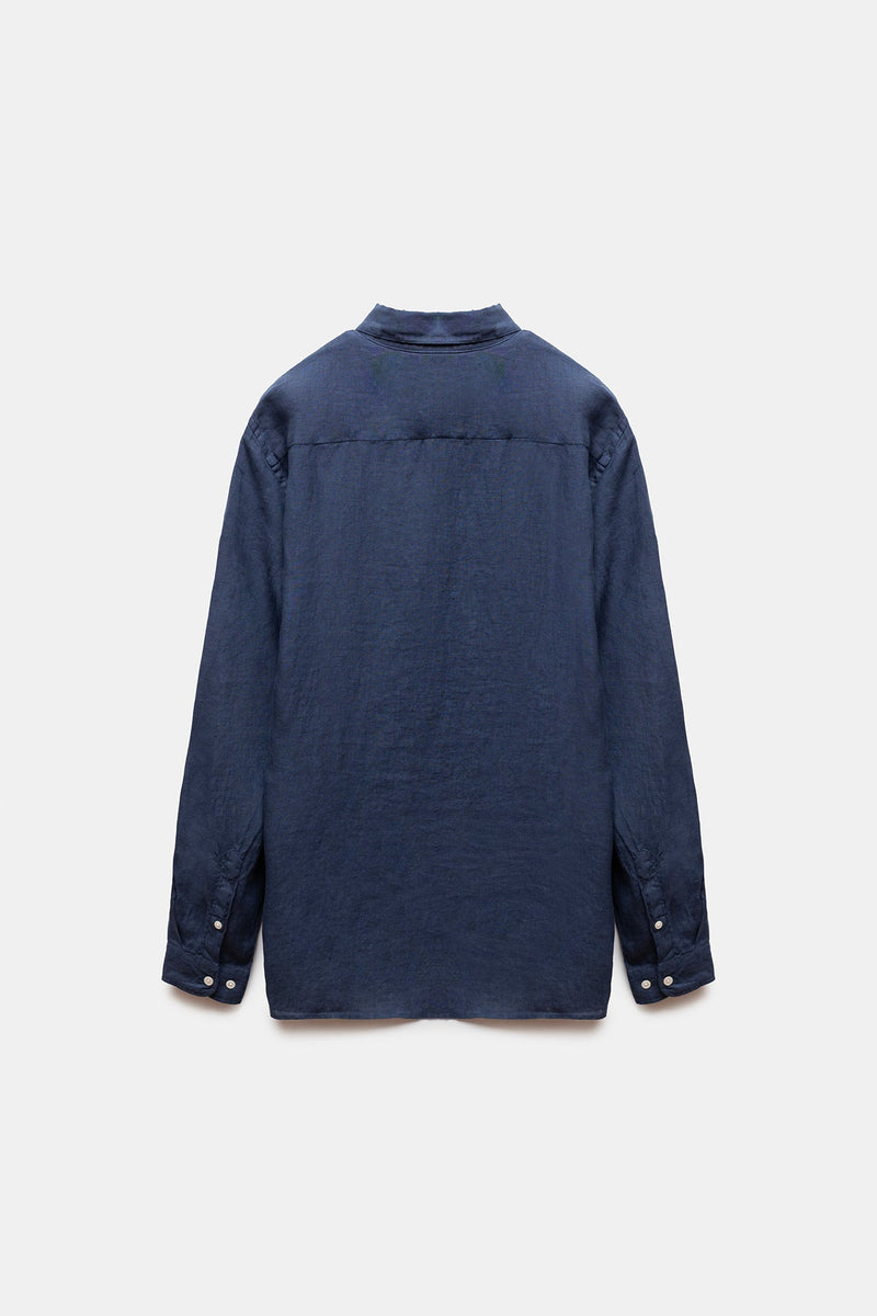 Deguay Linen Shirt Navy