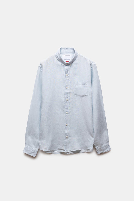 Deguay Linen Shirt Sky Blue