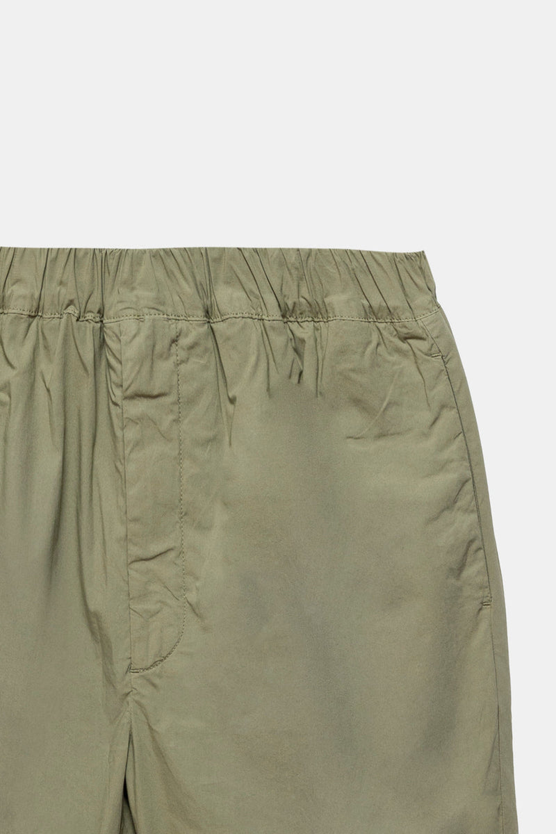 Ellis Poplin Trousers Olive Green