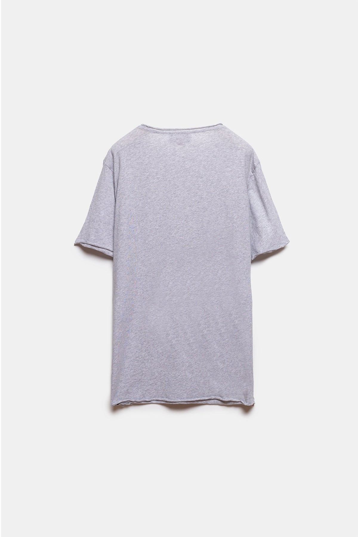 Ferat Roll Neck T-shirt Grey Melange