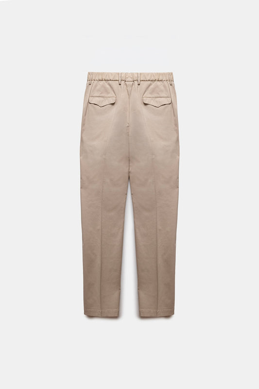 Leisure Poplin Pants Beige