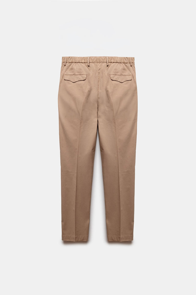 Leisure Poplin Pants Camel