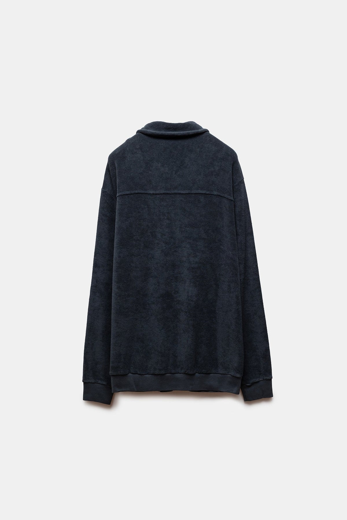 Pau Terry Bomber Jacket Navy