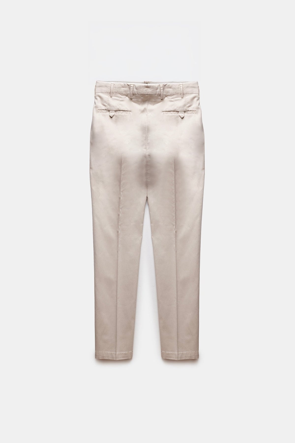 Traccio Lyocell-Cotton Trousers Beige