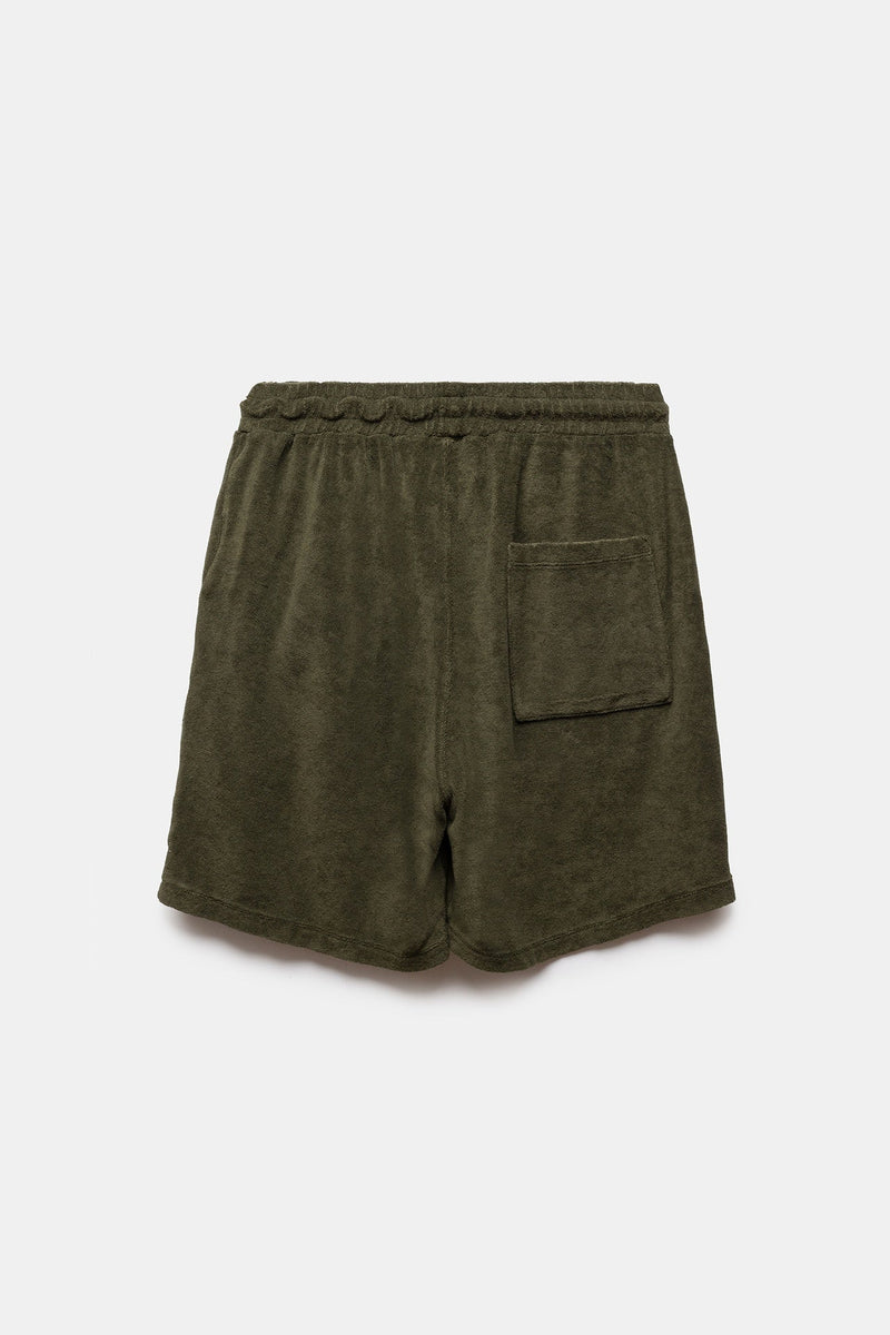Tuent Terry Shorts Army Green