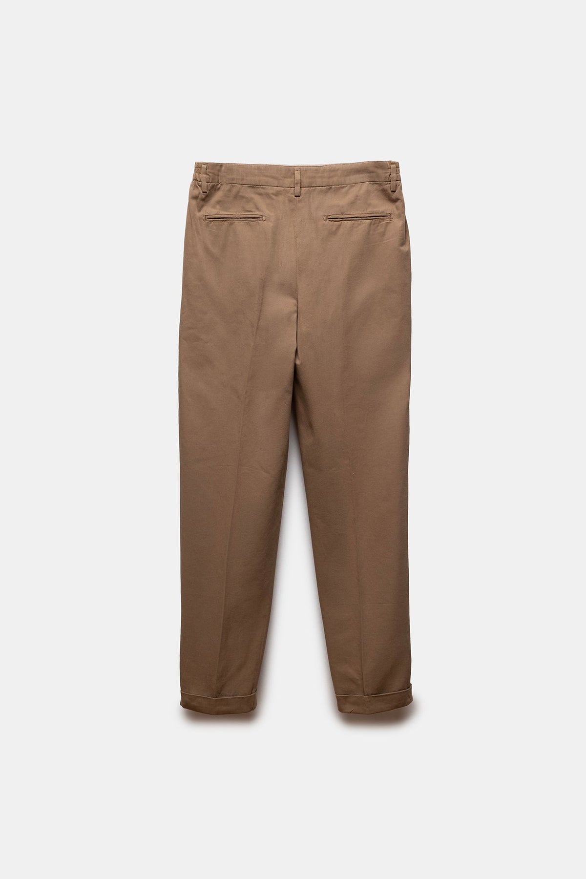Vesuvio Cotton Trousers Camel