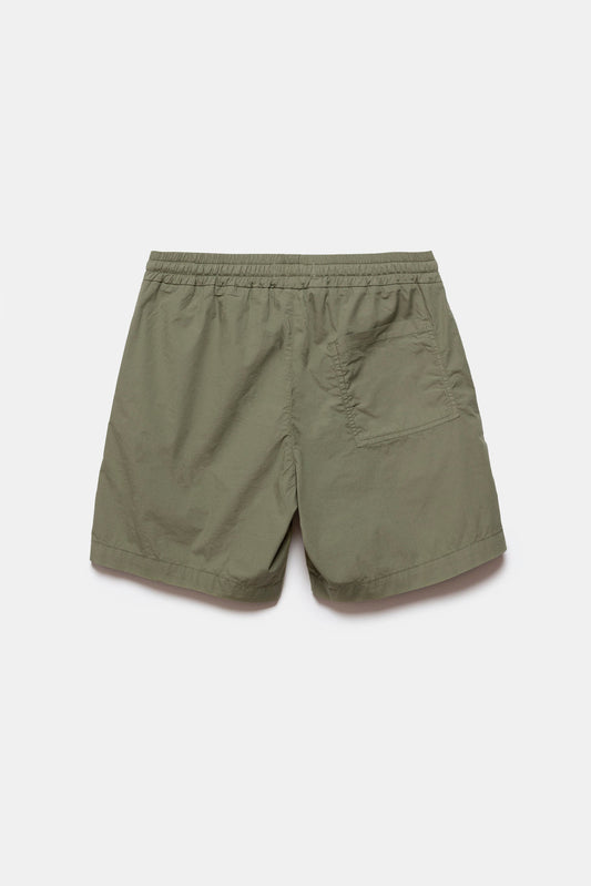 Yaz Poplin Shorts Olive Green