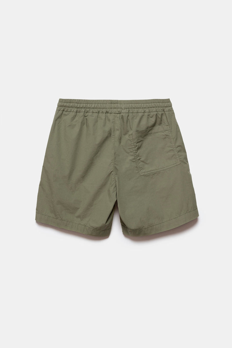 Yaz Poplin Shorts Olive Green