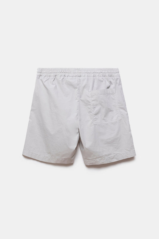 Yaz Poplin Shorts Light Grey