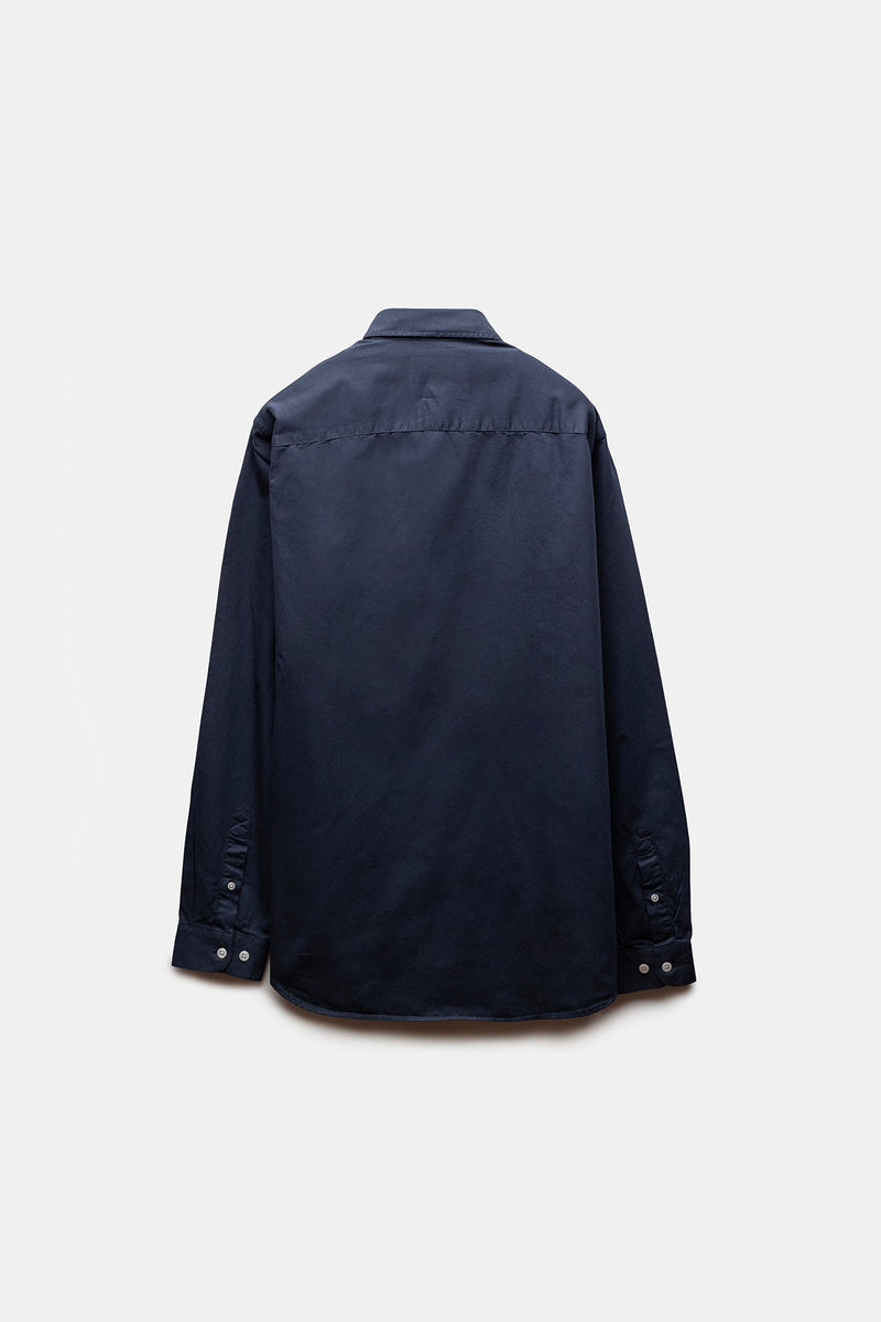 Yarden Cotton Shirt Navy