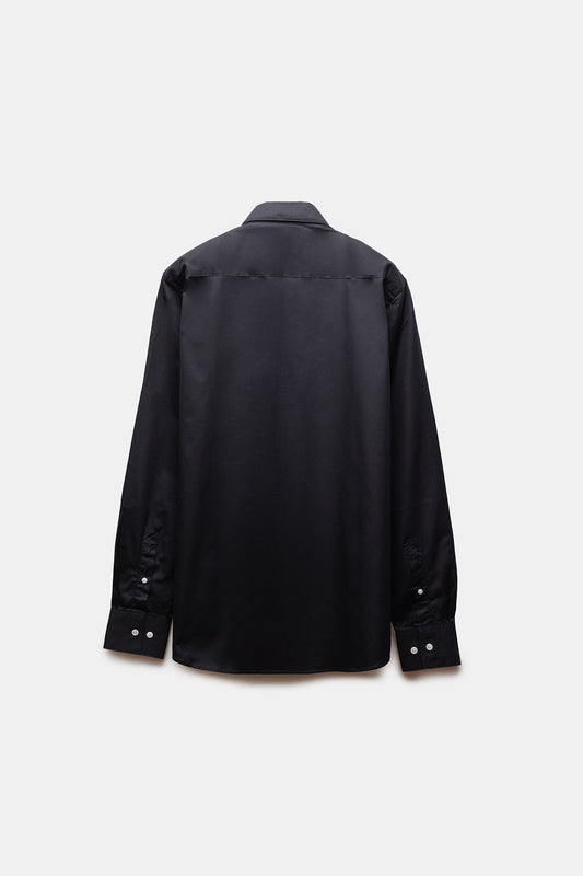 Deguay Poplin Shirt Black