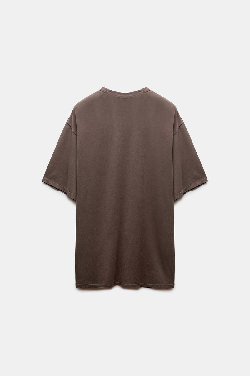 Kaya Lyocell Pocket Tee Brown