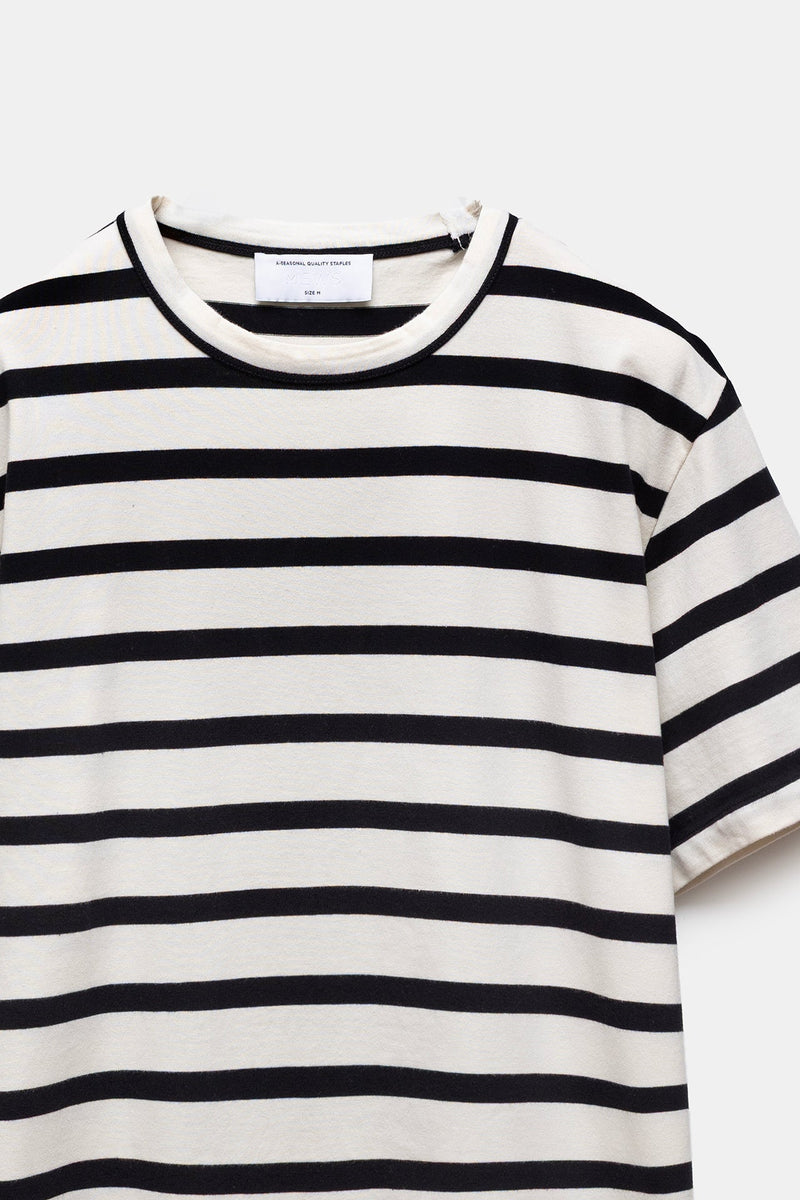 Bibas Striped T-shirt Black