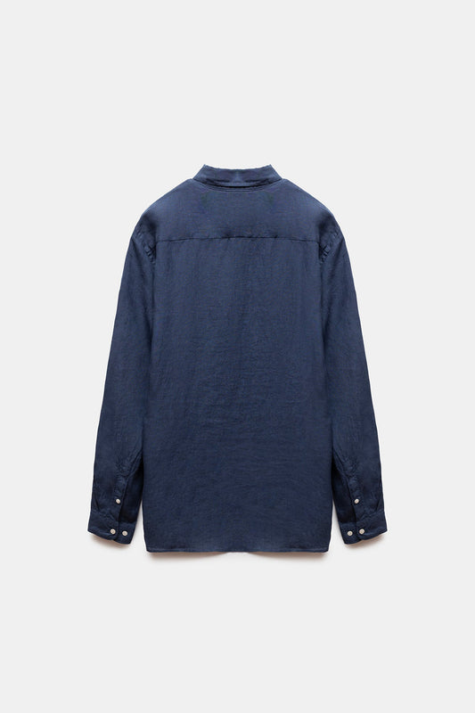 Deguay Linen Shirt Navy