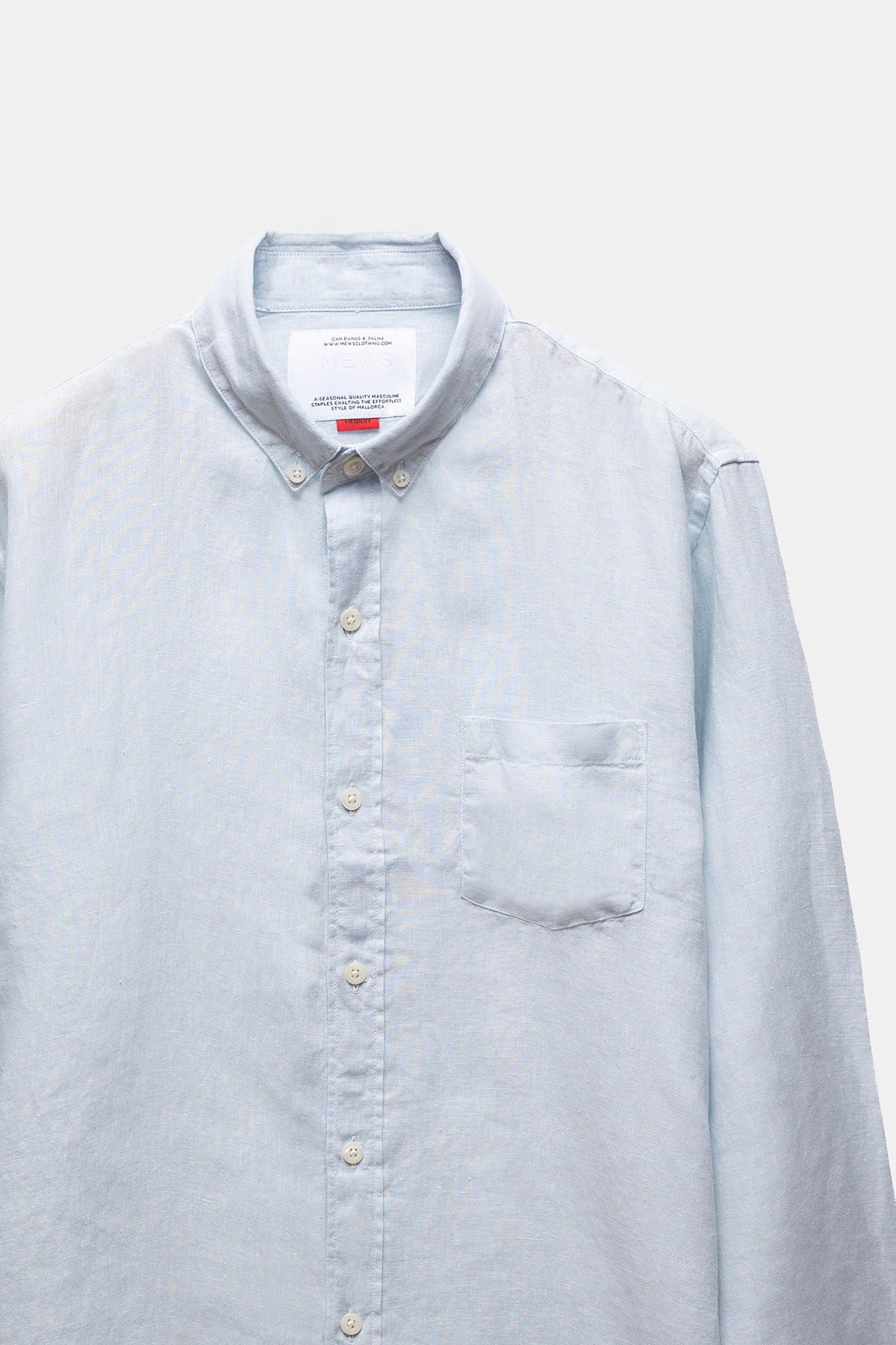 Deguay Linen Shirt Sky Blue