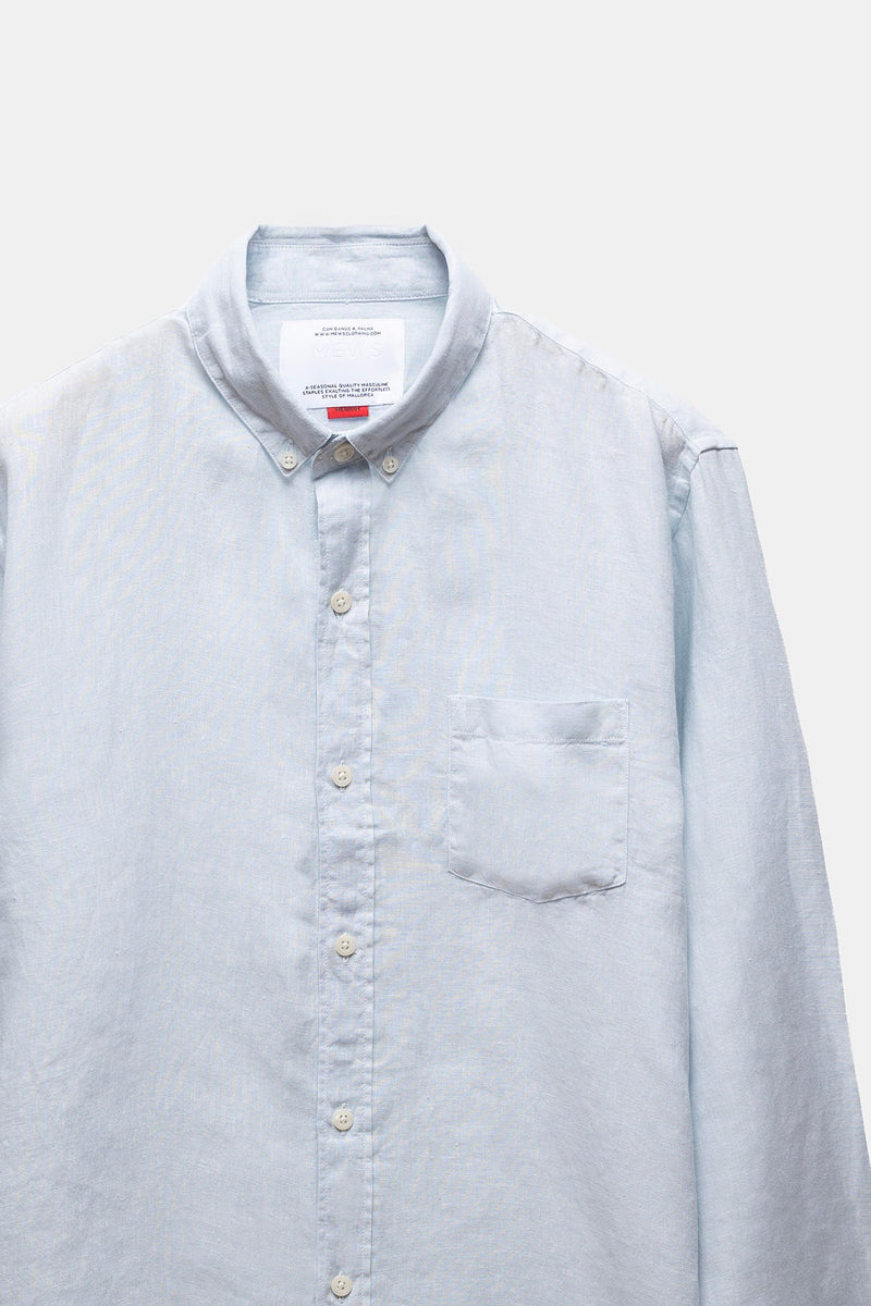 Deguay Linen Shirt Sky Blue