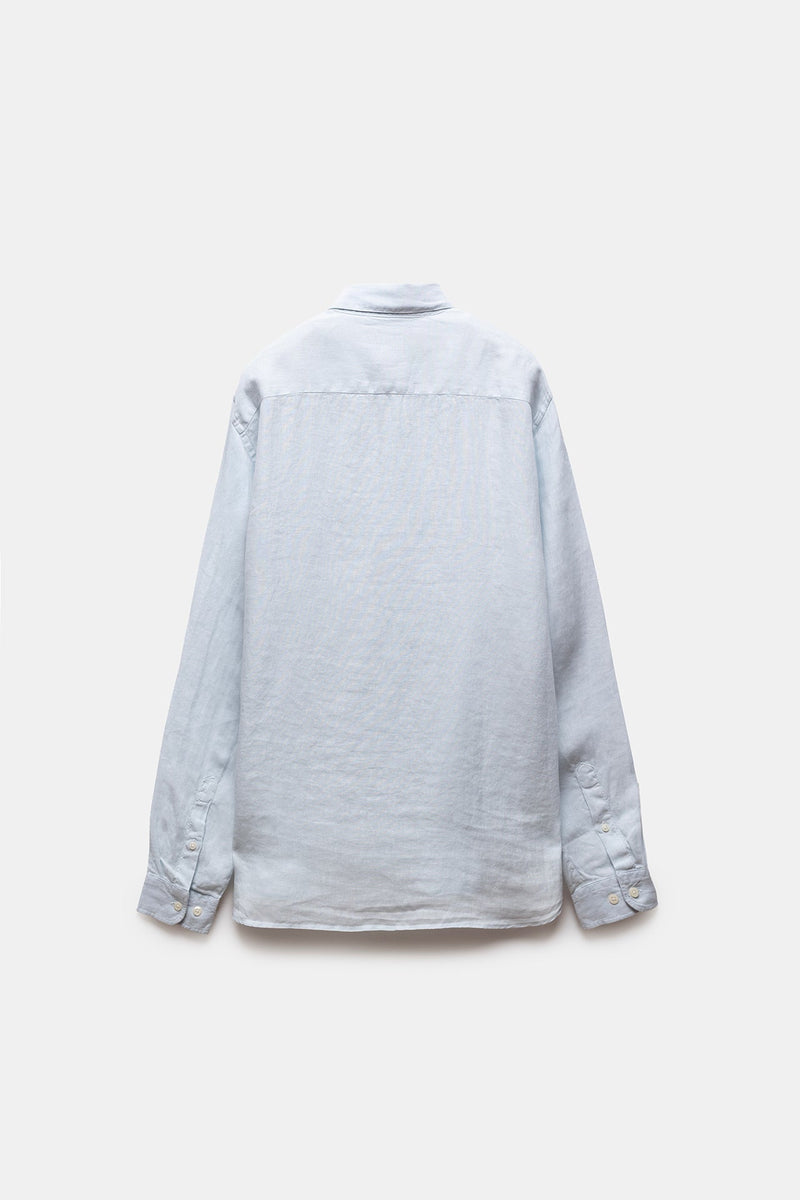 Deguay Linen Shirt Sky Blue