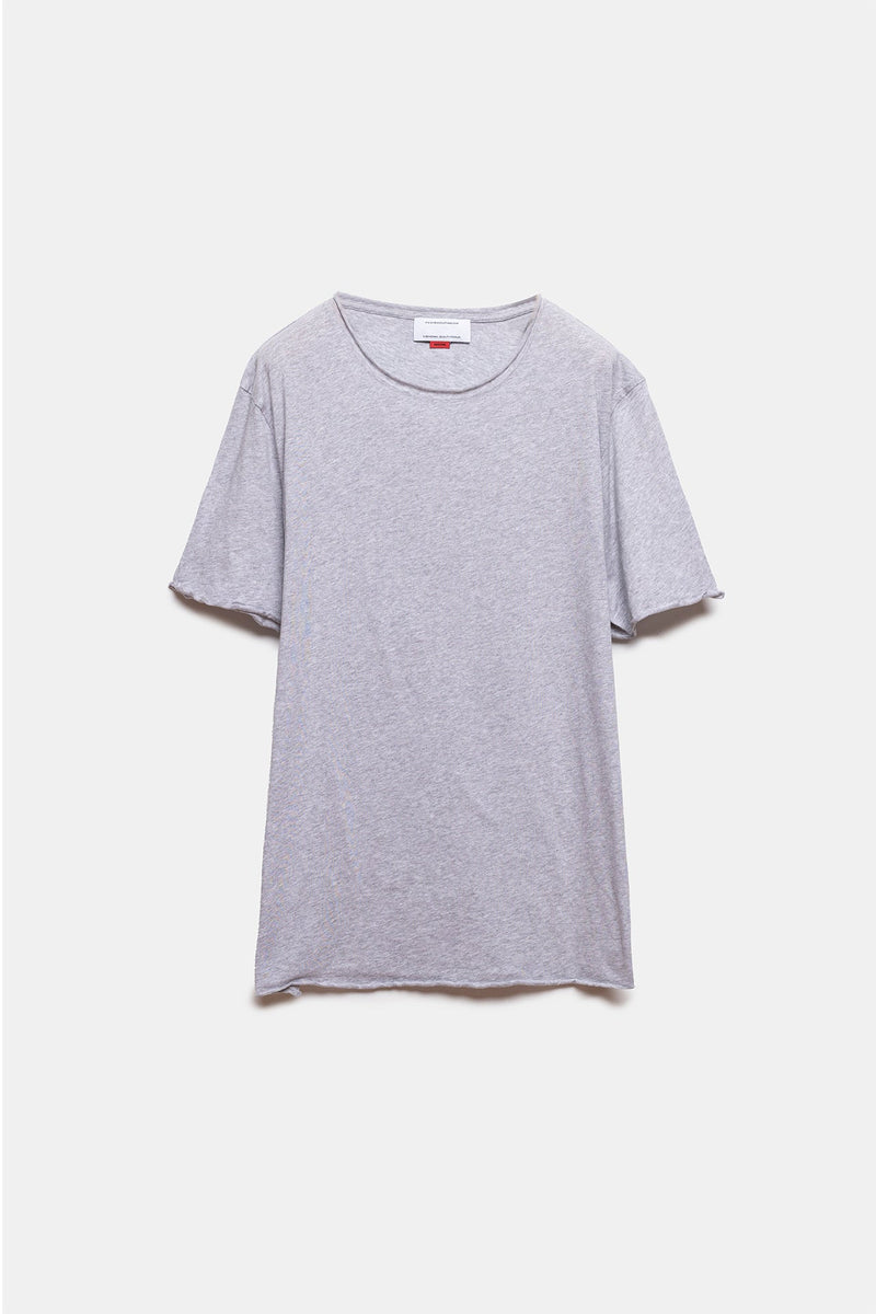 Ferat Roll Neck T-shirt Grey Melange