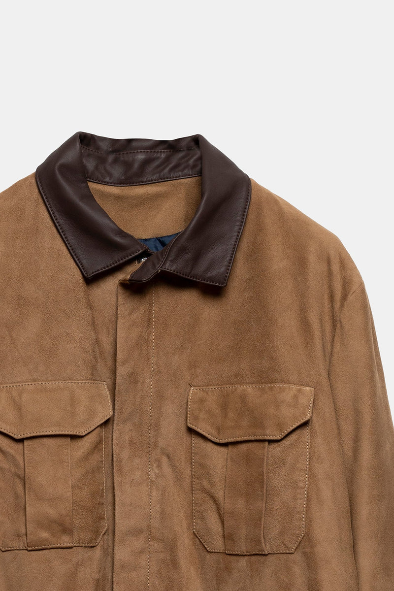 Gropius Leather Jacket Brown