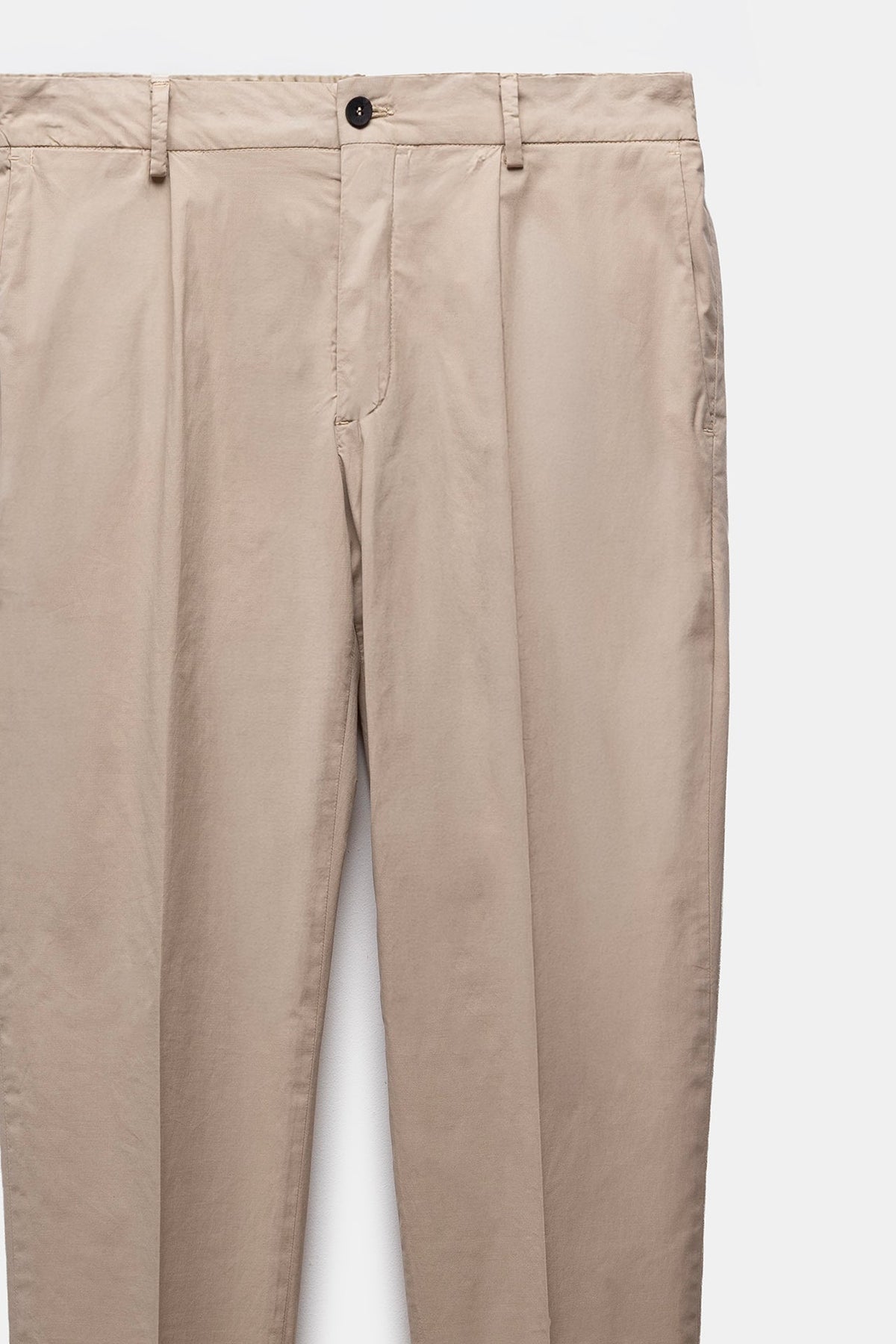 Leisure Poplin Pants Beige