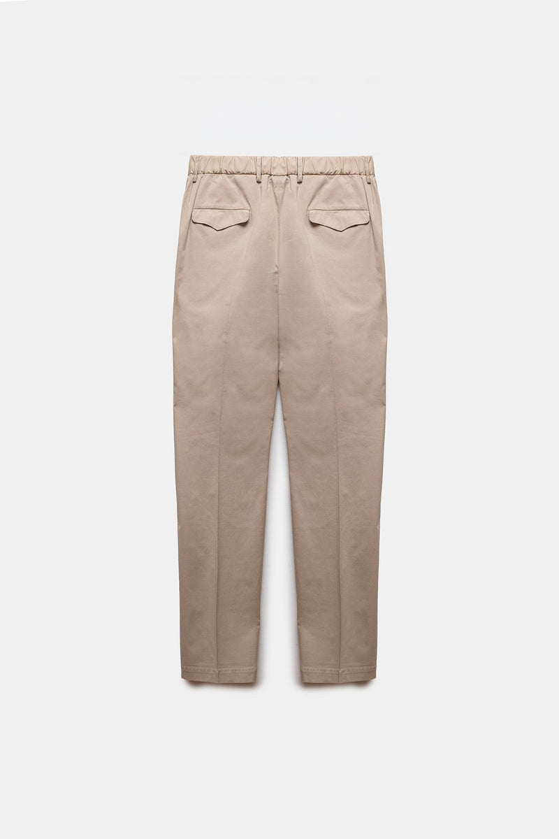 Leisure Poplin Pants Beige