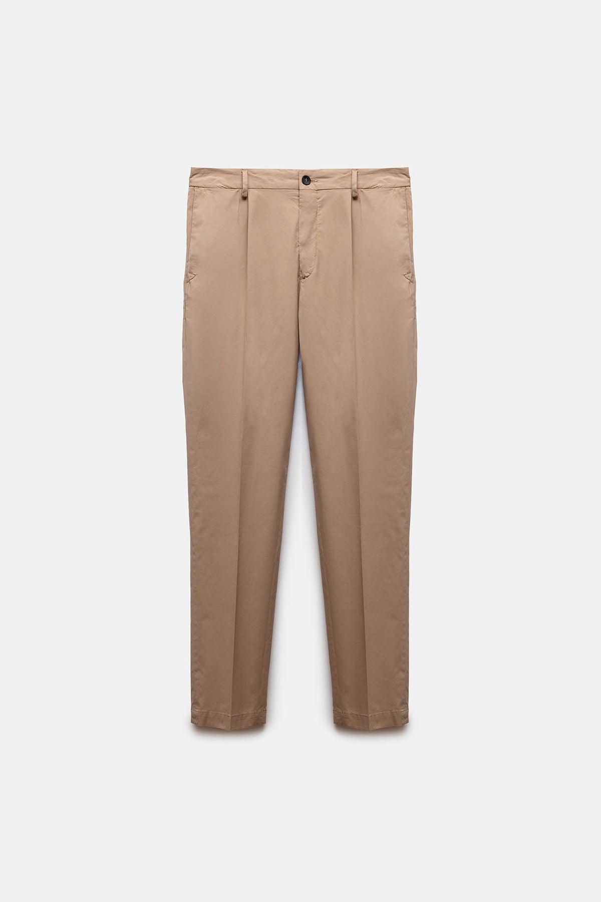 Leisure Poplin Pants Camel