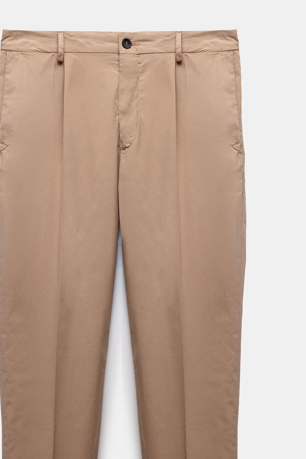 Leisure Poplin Pants Camel
