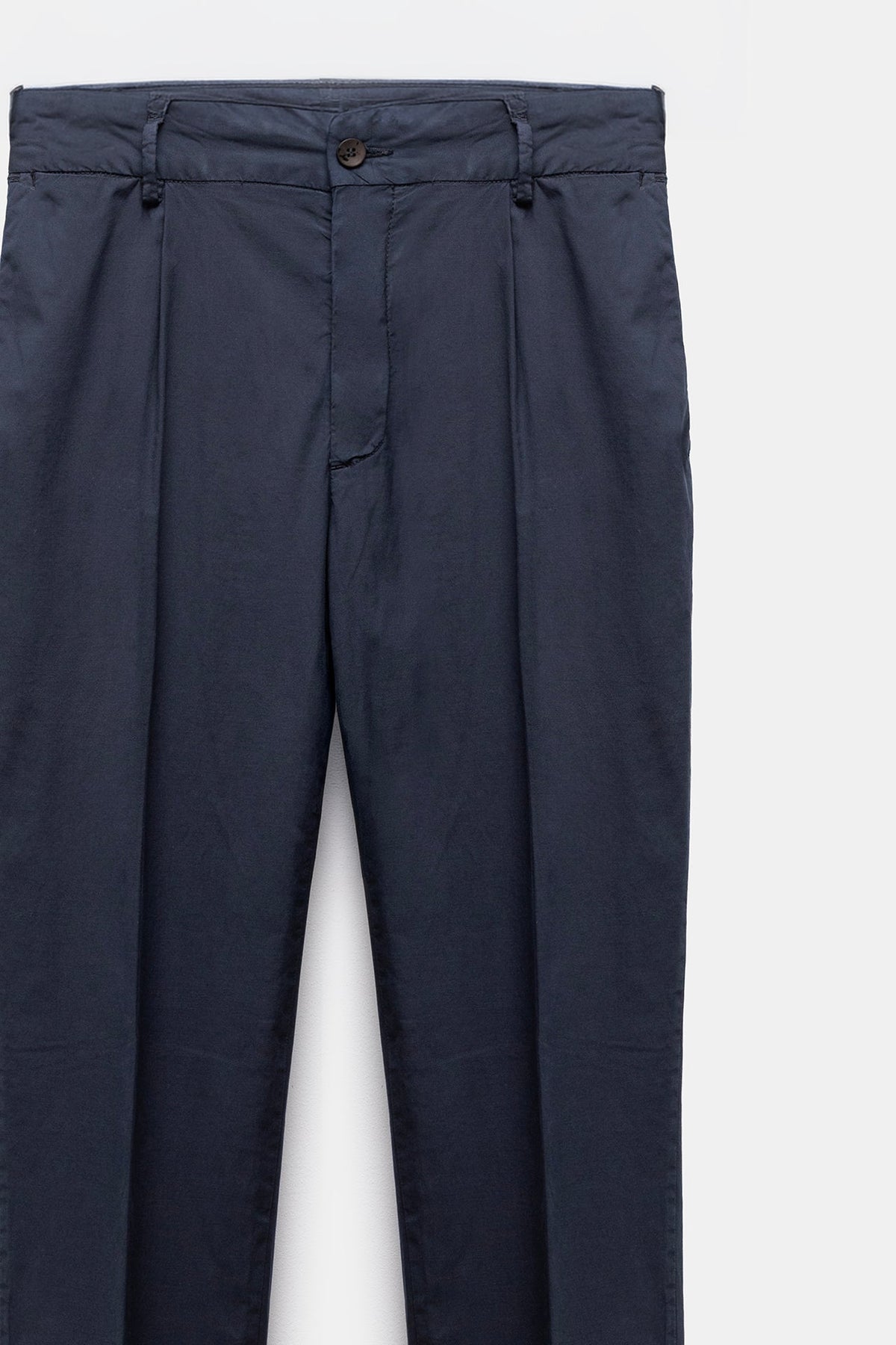 Leisure Poplin Pants Navy