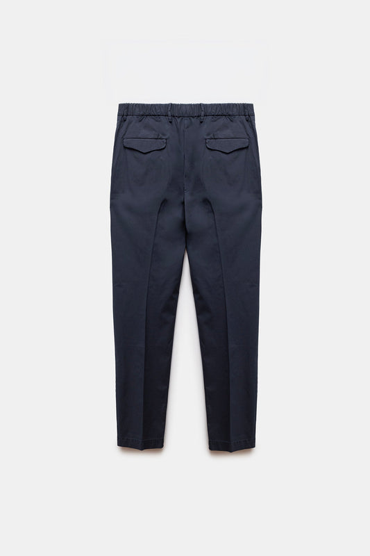 Leisure Poplin Pants Navy
