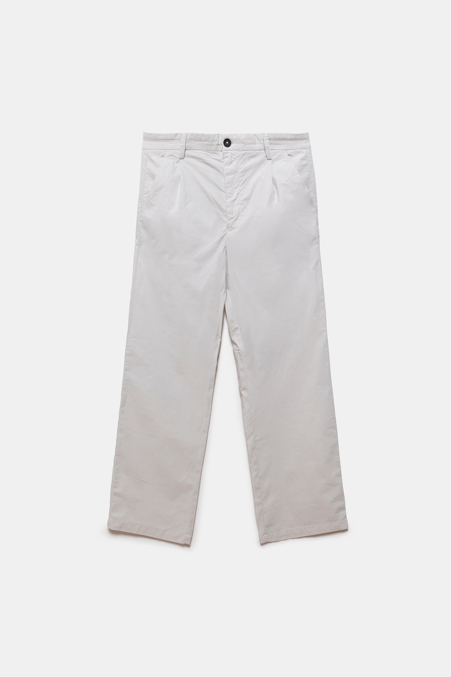Milo Poplin Trousers Light Grey