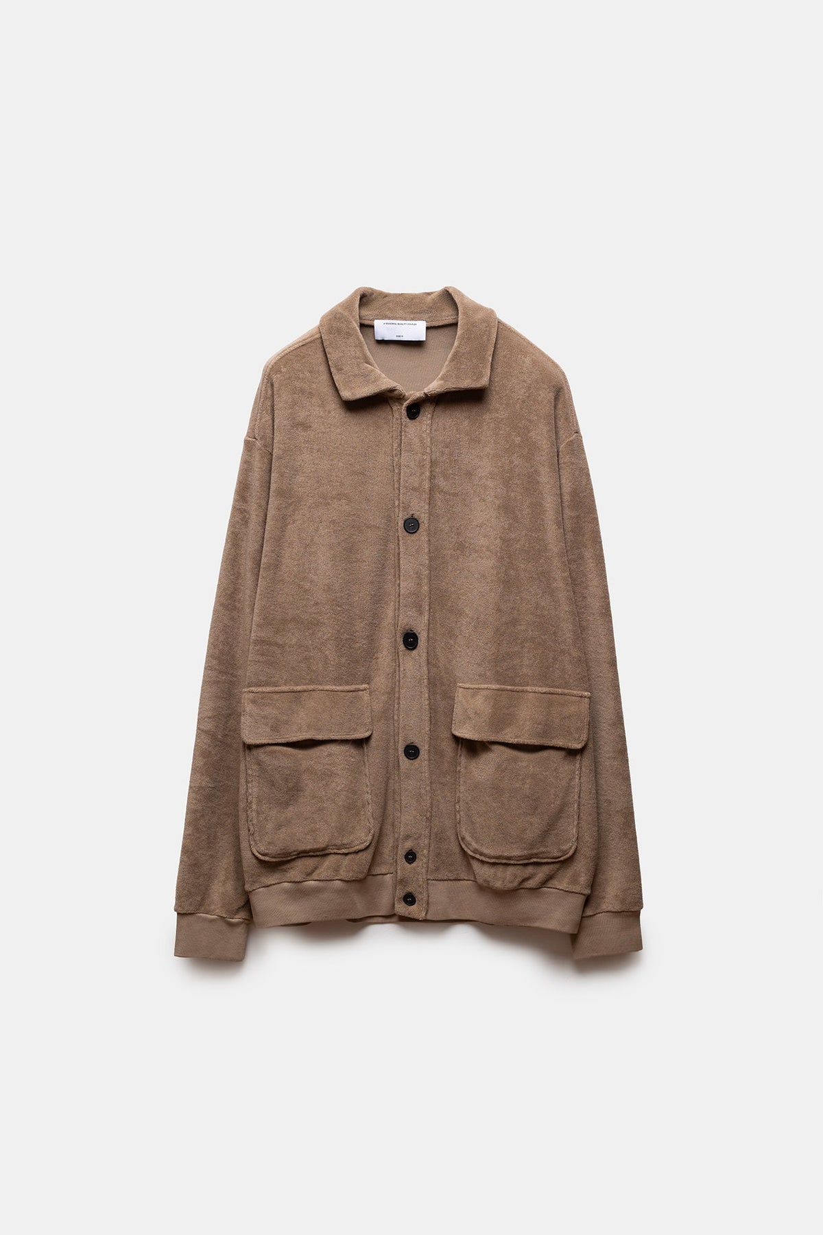 Pau Terry Bomber Jacket Beige