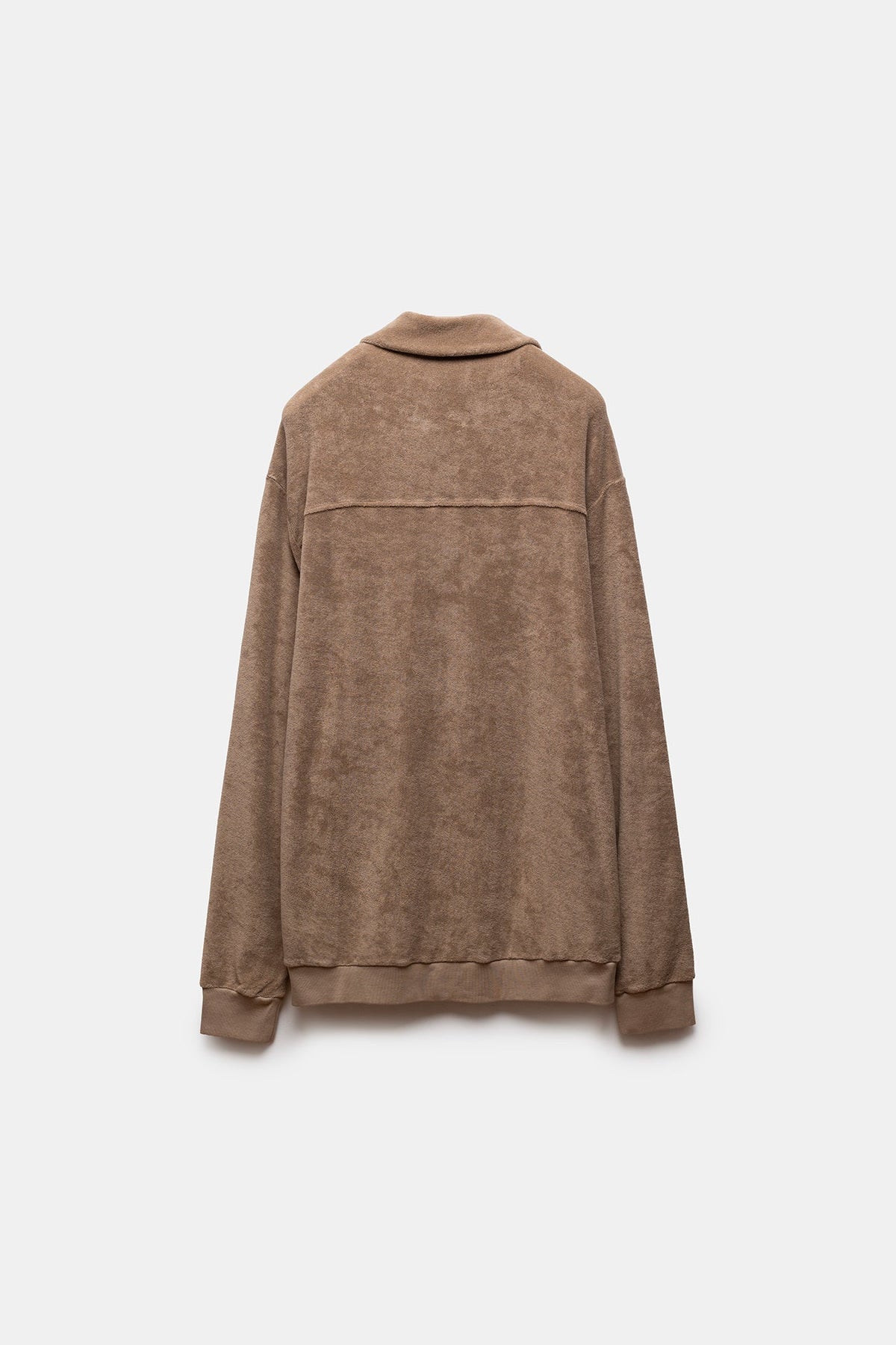 Pau Terry Bomber Jacket Beige