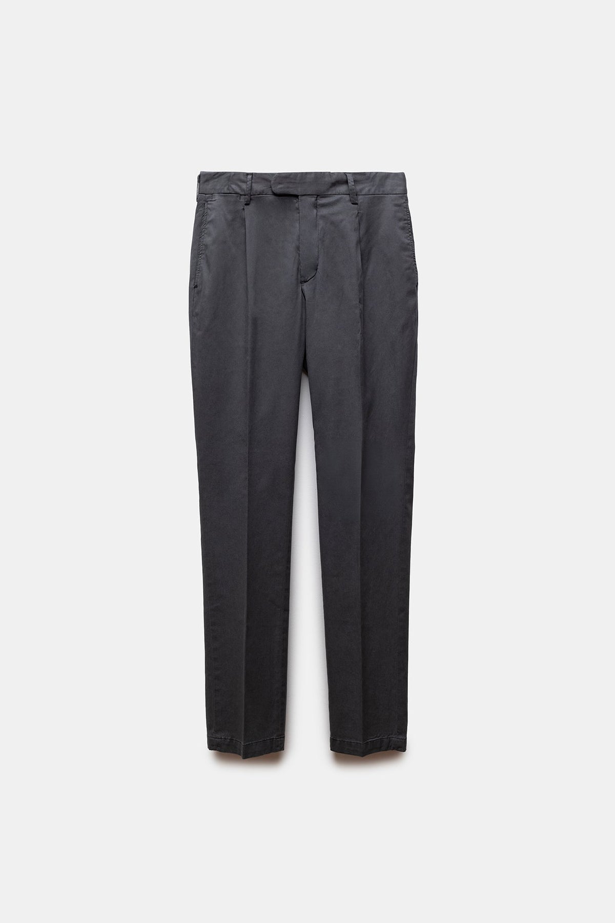 Traccio Lyocell-Cotton Trousers Anthracite