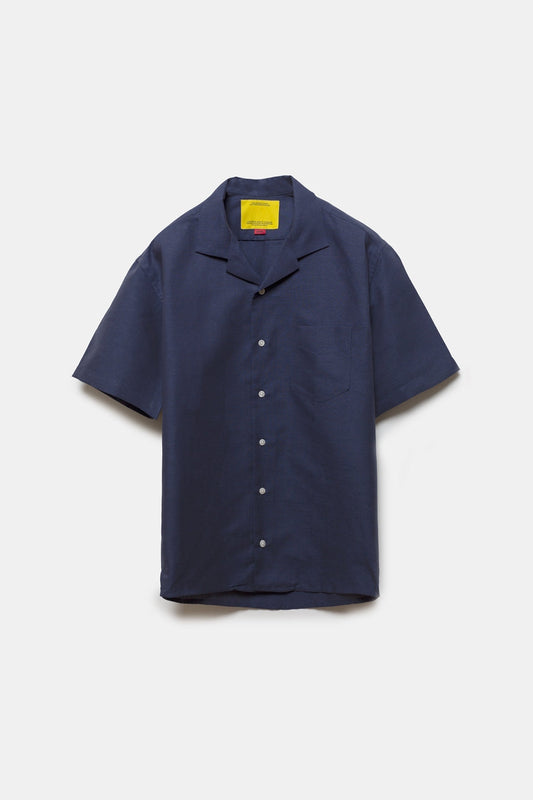 Vasilon Cotton Linen Shirt Blue