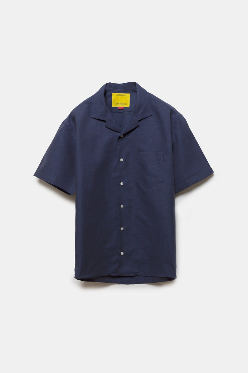 Vasilon Cotton Linen Shirt Blue