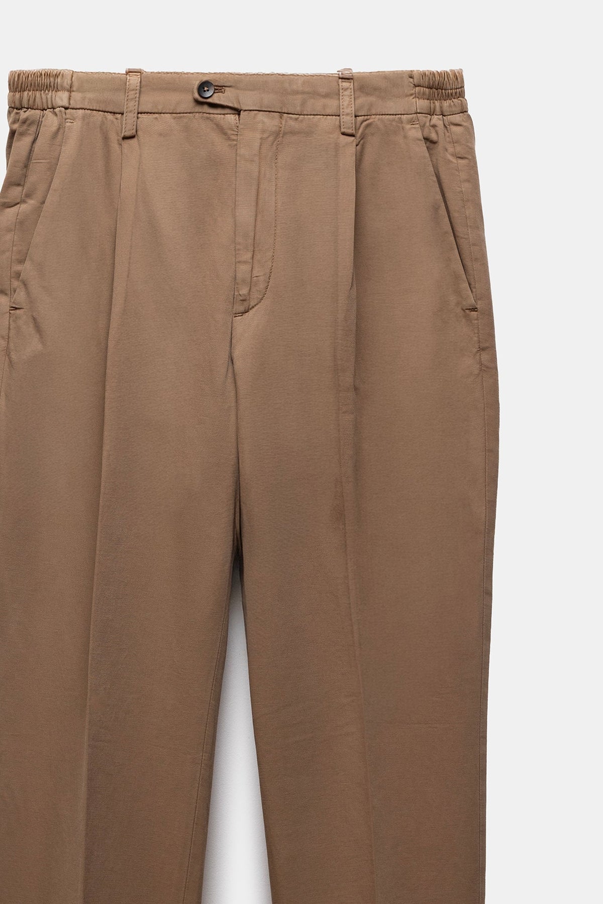 Vesuvio Cotton Trousers Camel
