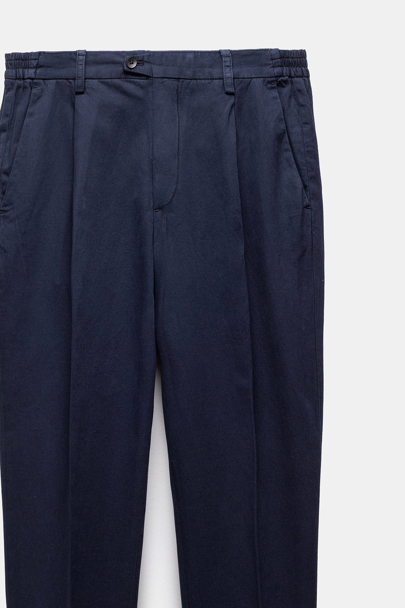 Vesuvio Cotton Trousers Navy