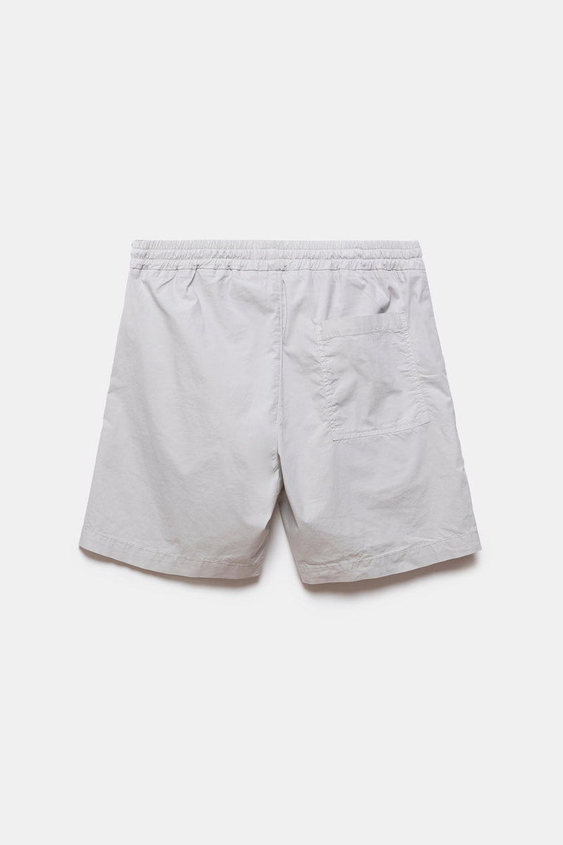 Yaz Poplin Shorts Light Grey