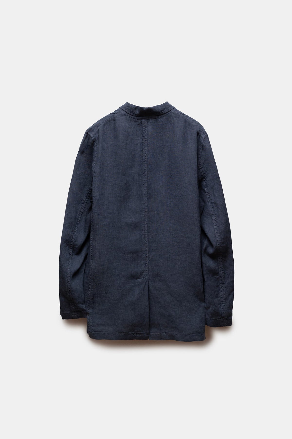 Zafer Linen Blazer Navy