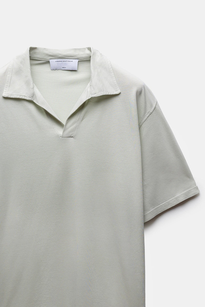 Nefes Lyocell Polo Light Green