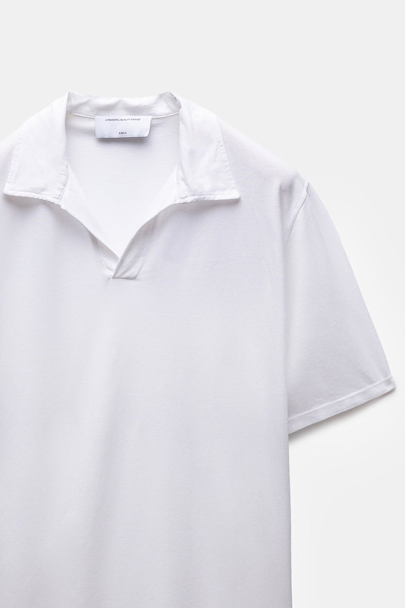 Nefes Lyocell Polo White