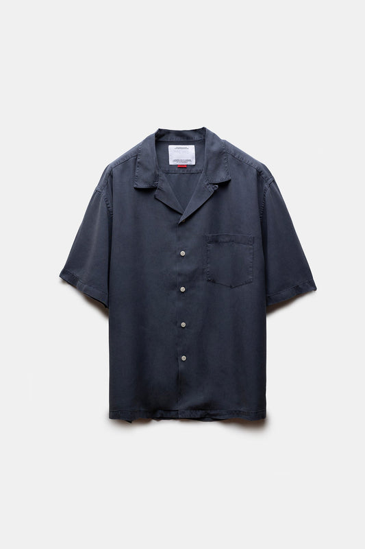 Savir Tencel Shirt Navy