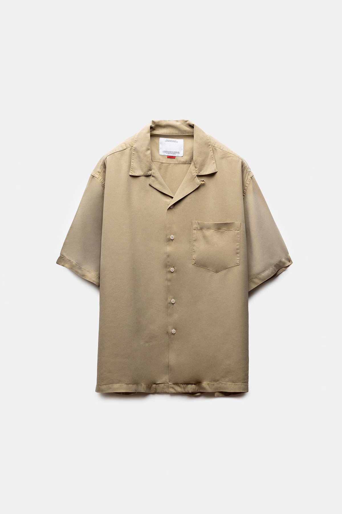 Savir Tencel Shirt Olive Green